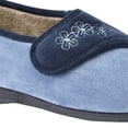 thumbnail image 3 of Sleepers Womens Gemma Touch Fastening Embroidered Slippers, 3 of 4