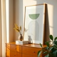 thumbnail image 2 of Green Moon No.3 - Mixed Media Oak Framed Wall Art Print 20 x 30 inches, 2 of 71