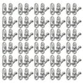 thumbnail image 2 of 30Pcs Small Box Latch Hasps Antique Right Latch Hook Hasp Retro Style Iron Latch Hook Hasp for Jewelry Gift Replacement Screws Antique Right Latch Hook Hasp, 2 of 7