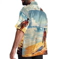 thumbnail image 3 of Surfing in Summer Men's Short Sleeve Beach Button Down Casual Printed Summer Shirts - Unisex, 3 of 6