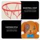 thumbnail image 5 of 1 set Funny Basketball Hoops Juguete Set Sport Juego Juguete Baloncesto Tablero Marco Juguetes, 5 of 6
