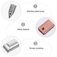 thumbnail image 4 of 50pcs Metal Zipper Tail Clip Bag Bag Bag Bags Clips End Clips Decoración, 4 of 5