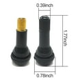 thumbnail image 6 of Supsupsiu 25pcs Tire VALVE STEMS TR 413 Snap-In Car Auto Short Rubber Tubeless Tyre Black, 6 of 6