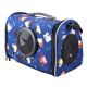 thumbnail image 2 of Correa de hombro de viaje transpirable portátil para mascotas, perros, gatos, bolsa de transporte, jaula (gato azul), 2 of 8