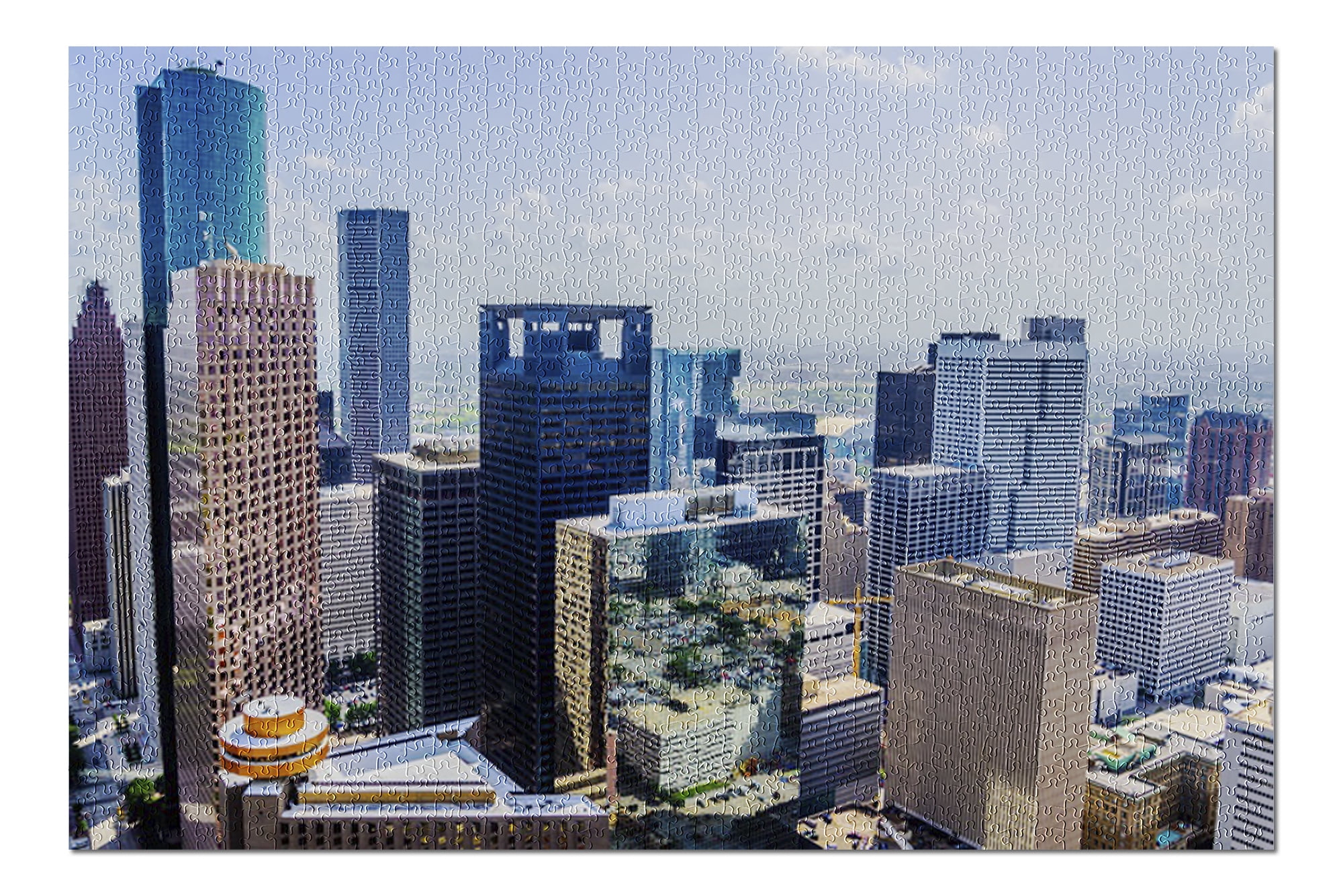 Houston, Texas - Downtown Buildings and Streetscape ...