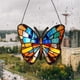 thumbnail image 4 of Spanish Moon Pendant Stained Acrylic Window Hanging, Butterfly Wall Decor for Butterfly Lovers Housewarming Gift S B, 4 of 5