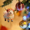 thumbnail image 6 of 13 Pcs Cow Christmas Ornaments for Christmas Tree  Cow Christmas Pendants for Cars Backpacks Decor, 6 of 10