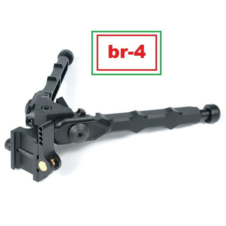 (br - 4) Bolt Action Rifle Bipod Black Tactical