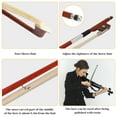 thumbnail image 4 of Ktaxon Full Size Electric Violin, 4/4 Acoustic Silent Electric Violin for Beginner Adults Teens with Case, Black, 4 of 14
