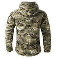 thumbnail image 3 of YDDIAN Men's Softshell Jacket Waterproof Fleece Hooded Hunting Coat Camouflage 2XL, 3 of 4