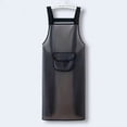 thumbnail image 1 of Waterproof PVC Apron Oil Proof Anti Stain Work Apron for Kitchen Cleaning Home Use Transparent Black, 1 of 7
