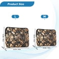 thumbnail image 4 of FORMRS 13-13.3 inch Laptop Sleeve Case Soft Carrying Quilted Computer Bag Cover, Metallic Flower, 4 of 7