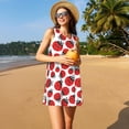 thumbnail image 3 of Balery Robe d'Été Sans Manches Motif Coccinelle pour Femmes – Robe de Plage Décontractée et Confortable pour les Journées Chaudes, 3 of 7