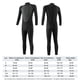 thumbnail image 2 of Traje de baño de buceo con protección de cuerpo completo, traje de neopreno de una pieza de manga larga-M, 2 of 5