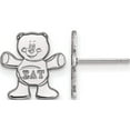 thumbnail image 1 of Sterling Silver Rh-Plated Logoart Sigma Delta Tau Xs Post Earrings (12 X 11) Made In United States ss038sdt, 1 of 5