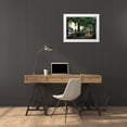 thumbnail image 3 of Shchedrin, Silvester 24x19 White Modern Wood Framed Museum Art Print Titled - Terrace of the Seashore, 1828, 3 of 4