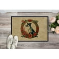 thumbnail image 3 of Carolines Treasures DAC2374MAT 18 x 27 in. Unisex Greyhound Christmas Flowers Doormat, 3 of 6