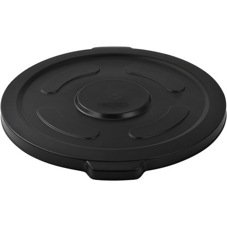 55 Gallon Garbage Can Lid, Black, Lot of 1