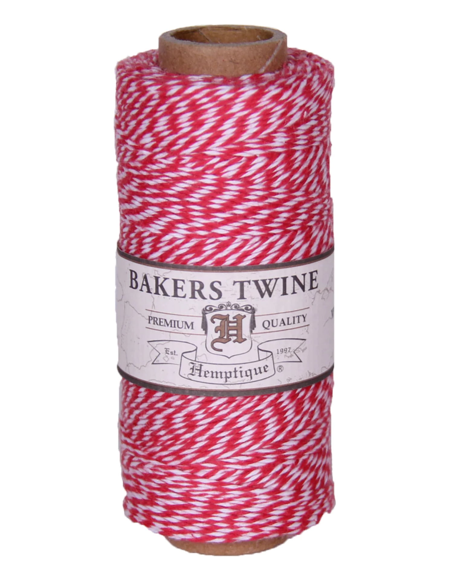 Pink & White Striped Twine