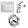 thumbnail image 1 of 21-in. W 1 Hole Ceramic Top Set In White Color AI-24589, 1 of 9