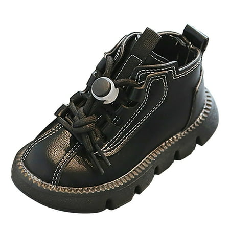 

Cathalem Toddler Boots Toddler Girl Boots Fall Round Toe Cowgirl Boots Ankle Boots Riding Shoes (Toddler/Little Kid/Big Kid) (Black 30)