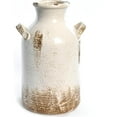 thumbnail image 2 of Ceramic Rustic Farmhouse Vase, 14 Inch Distressed Decorative Flower Vase for Home Decor, Large White Vase for Living Room Bedroom Kitchen Office Decor Centerpiece Table Decorations, 2 of 7