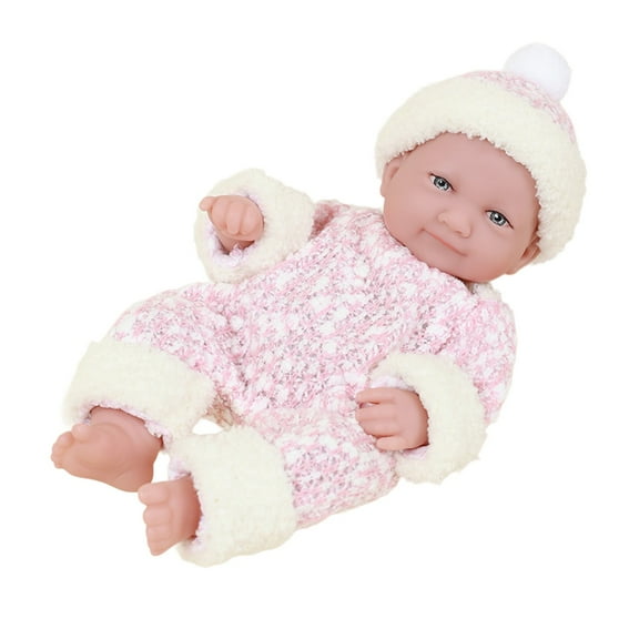 KOYPTL 12 Inch Reborn Baby Doll for Toddlers 1-3 Years Old,Full Body Vinyl Realistic Baby Doll with Complete Accessories,Birthday Christmas Gifts for Kids Boys Girls 3 Years Old