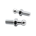 thumbnail image 1 of Tignapoo M8 Threaded Ball Stud Bolts - Set of 2, Ideal for Gas Struts and Bonnet Lifters, Durable Metal Construction, 10mm Diameter, High-Quality Silver Finish, SI-AT11099, 1 of 5