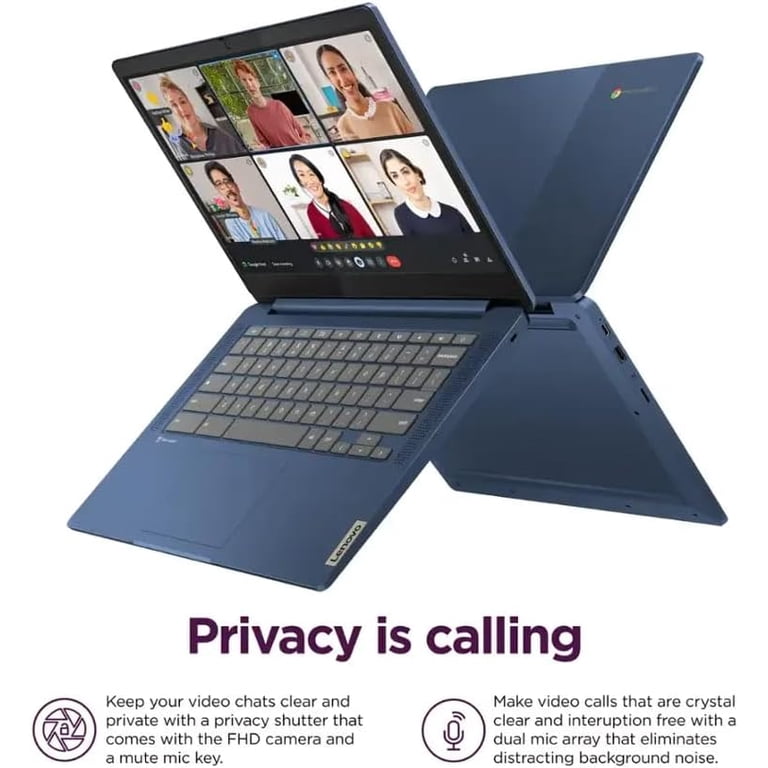 Lenovo IdeaPad Slim 3 Chromebook, Lightweight Laptop, 14
