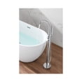 thumbnail image 5 of Elegant Kitchen & Bath FAT-8001PCH Steven Floor Mounted Roman Tub Faucet with Handshower, Chrome, 5 of 10