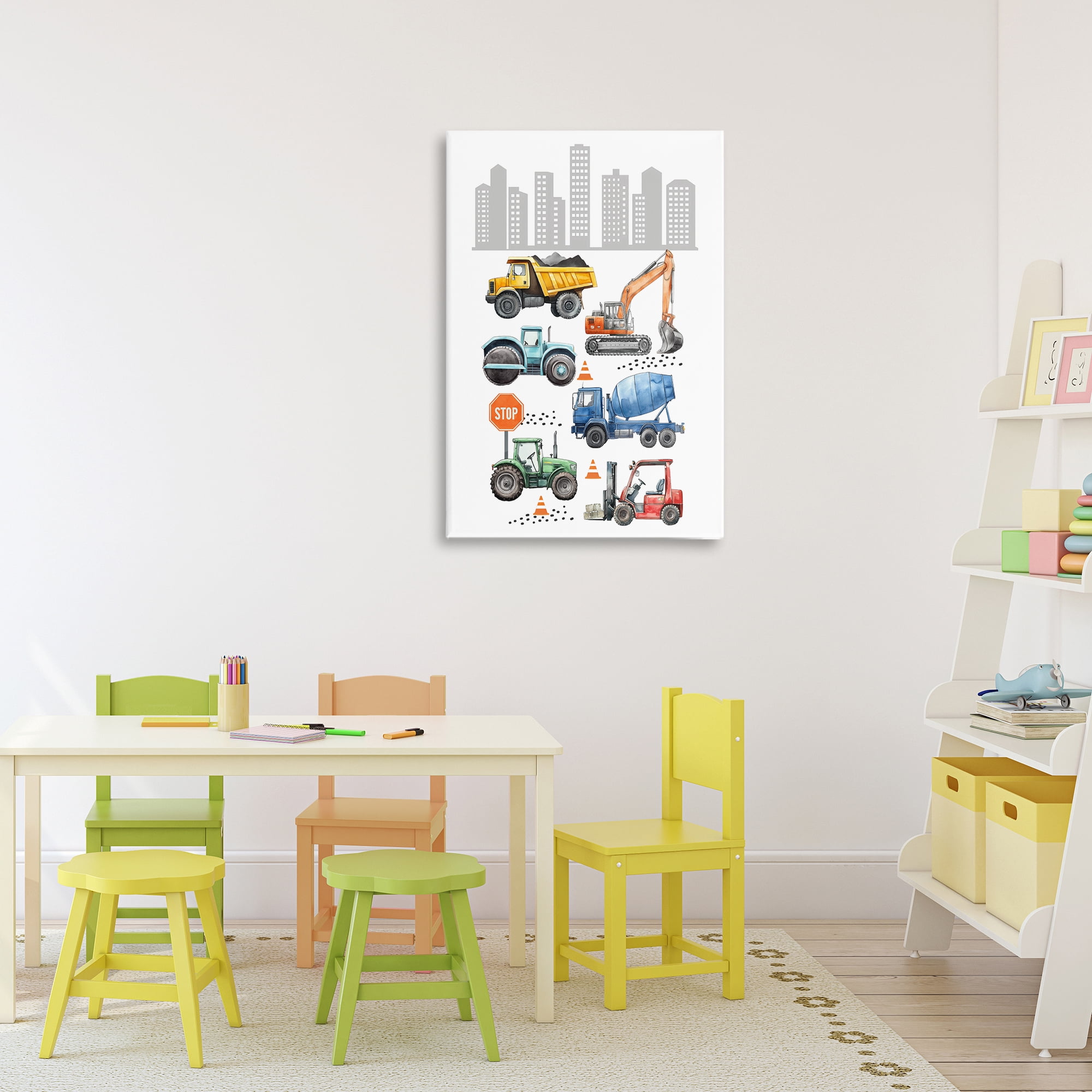 Stupell Industries City Keeps Moving Canvas Wall Art, design by Christine Simpson Art