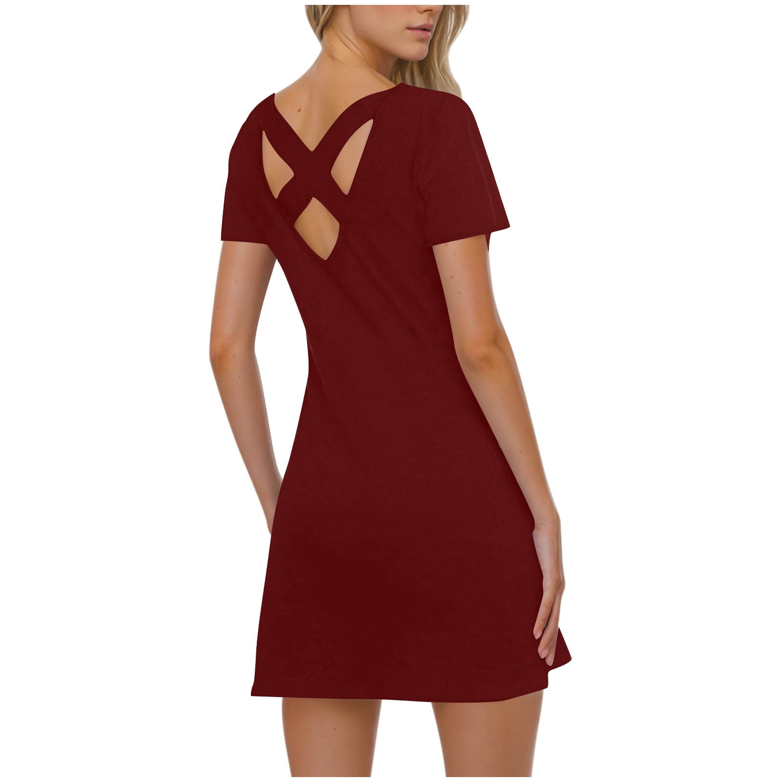 ameIAEA Summer Casual Dresses for Women 2025 Mini Vacation Dress