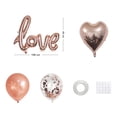 thumbnail image 3 of Globo de helio de aluminio para aniversario, boda, San Valentín, propuesta de matrimonio, feliz cumpleaños. ORO ROSA, 3 of 3