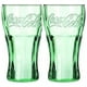 thumbnail image 4 of Juego de 12 Vasos de Vidrio Coca Cola 450 ml Libbey AJR Green Glass, 4 of 6