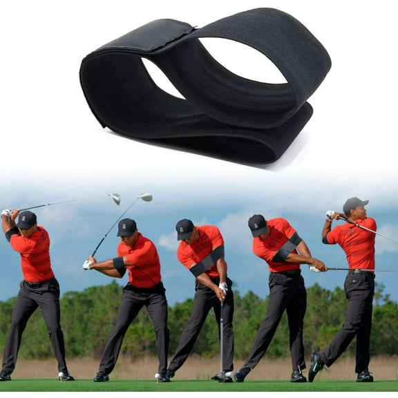 LNGOOR Golf Training Aids, Golf Smooth Swing Training Aid Arm Band Golf Beginners Training Arm Band