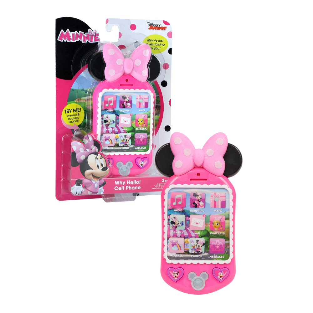 Minnie BowTique Why Hello Cell Phone with Lights and Realistic Sounds