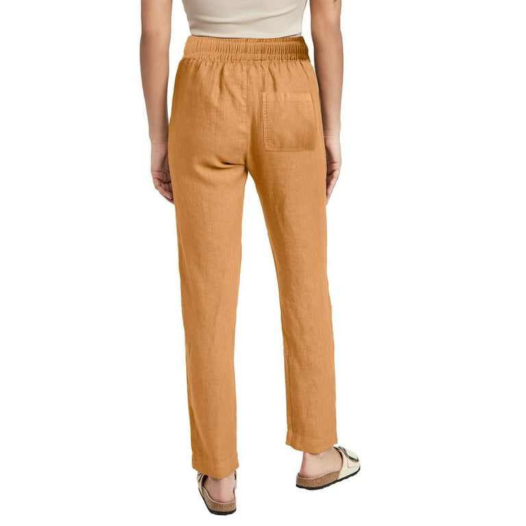 orange cotton dress pants AK Beauty Men's Flat Front Suit Pants Modern Slim Fit Tapered Casual Pants Separate Pants Orange 40Wx30L at Amazon Men's Clothing store