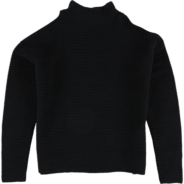 Suéter texturizado bar III mujer negro pequeño Pull-over
