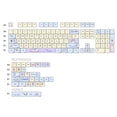 thumbnail image 3 of Set Keycaps 133Keys/ PBT XDA Personalización Teclado Keycap (+) Púrpura Amarillo, 3 of 9