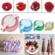 Unusual 8 Pcs Knitting 4 Sizes Maker Fluff Ball Pompom Needle Weaver Knitting Wool Tool DIY Craft Set Excellent
