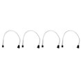 thumbnail image 4 of 4pcs PWM Câble d'Extension de Ventilateur 4 Broches Fil de Cuivre Recouvert d'Argent Câble d'Extension de Ventilateur pour PC Câble d'Extension de Ventilateur de Refroidissement, 4 of 14