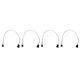 thumbnail image 4 of Cable de extensión de ventilador PWM, 4 piezas Caja de extensión de ventilador PWM Cable de extensión de ventilador Cable de extensión de ventilador de PC Diseño aerodinámico, 4 of 8