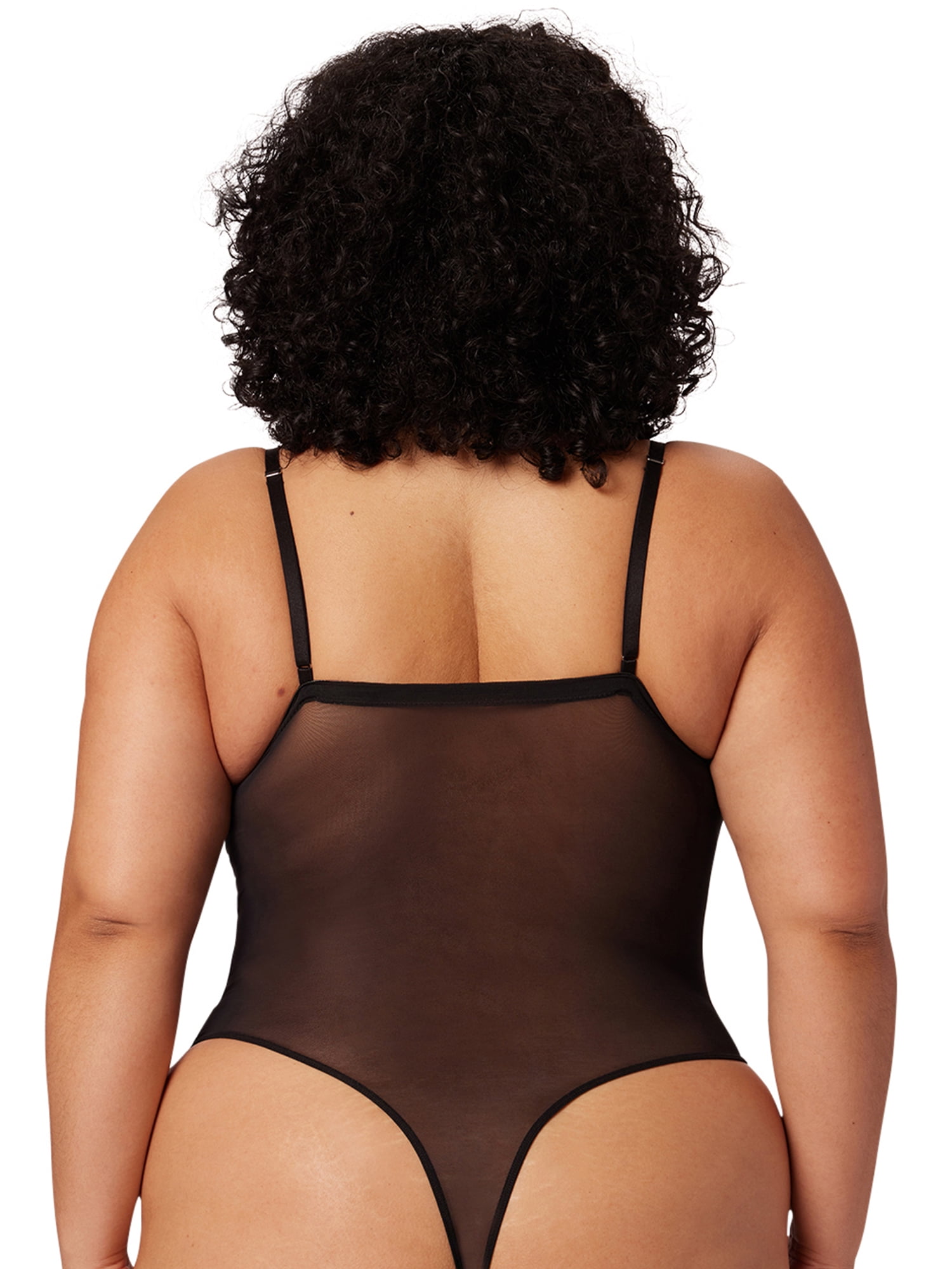 Parade Mesh Lined Cups Bodysuit, Sizes XS to 3XL