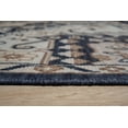 thumbnail image 3 of EORC Charcoal Hand Knotted Wool Traditional Heriz Rug, 8' x 10', 3 of 4