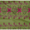thumbnail image 4 of oneOone Organic Cotton Poplin Twill Fabric Floral Block Printed Fabric 1 Yard 42 Inch Wide, 4 of 4
