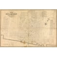 thumbnail image 1 of 24"x36" Gallery Poster, Map of the city of Detroit Michigan 1835, 1 of 1