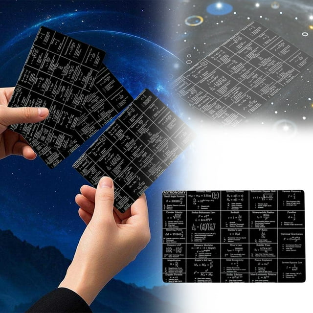 Binwennn Stainless Steel Astronomical Formula Conversion Card Accurate Calculation Of Distance Tool For Students And Researchers Easy To Astronomy!