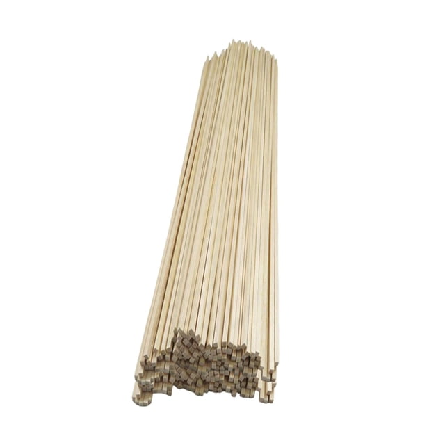 Palos cuadrados sin terminar BLESIY artesanías en madera Varilla cuadrada de madera multiusos 250mmx4mmx4mm