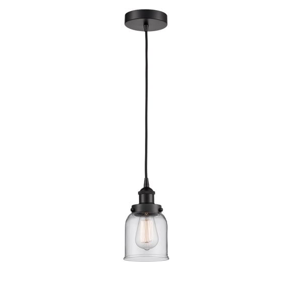Innovations 616-1PH-BK-G52-LED One Light Mini Pendant from Franklin Restoration collection