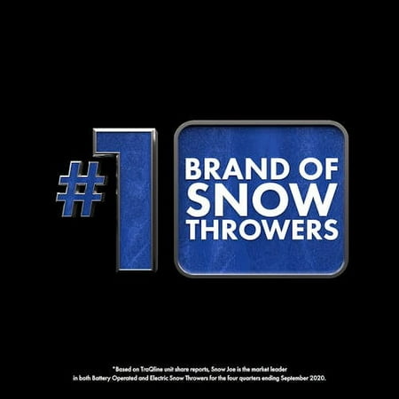 Snow Joe - 24V-X2-SB21 48-Volt iON+ Cordless Snow Blower Kit, W/ 2 x 4.0-Ah Batteries and Dual Port Charger | 21 in - Blue & Black